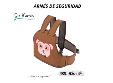 CINTURÓN DE SEGURIDAD MONO PARA MOTO BICI