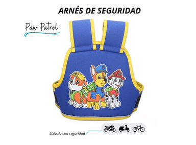 CINTURÓN DE SEGURIDAD PAW PATROL PARA MOTO BICI