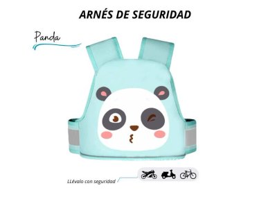 CINTURÓN DE SEGURIDAD PANDA PARA MOTO BICI