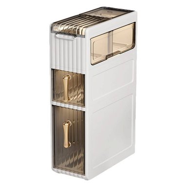 ORGANIZADOR DE BAÑO 35L  DISEÑO DELGADO Y MULTIFUNCIONAL