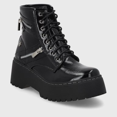 BOTINES MUJER GOTTA NEGRO BORCEGO 15182 - 2