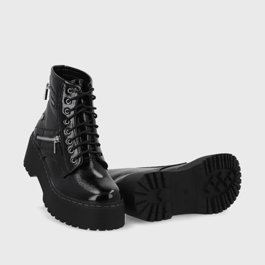 BOTINES MUJER GOTTA NEGRO BORCEGO 15182 - 7