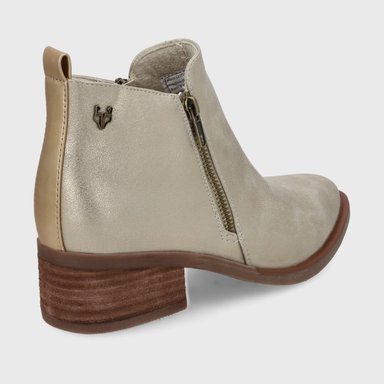 BOTINES MUJER GOTTA DORADO TACO 43101 - 5