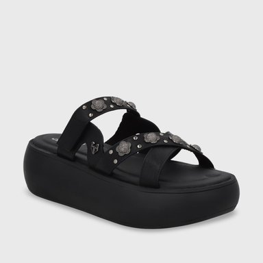 SANDALIAS MUJER GOTTA NEGRO PLATAFORMA 43035 - 2
