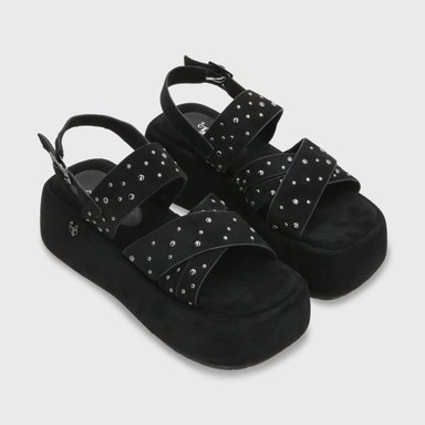 SANDALIAS MUJER GOTTA NEGRO PLATAFORMA 55962 - 3