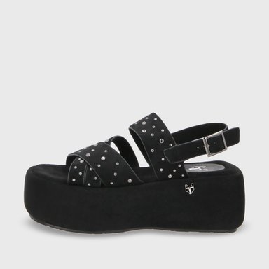 SANDALIAS MUJER GOTTA NEGRO PLATAFORMA 55962 - 4