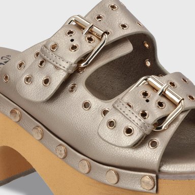 SANDALIAS MUJER GOTTA DORADO PLATAFORMA 35266 - 6