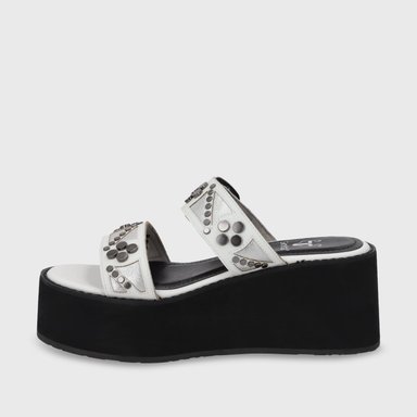 SANDALIAS MUJER GOTTA BLANCO PLATAFORMA 15620 - 4