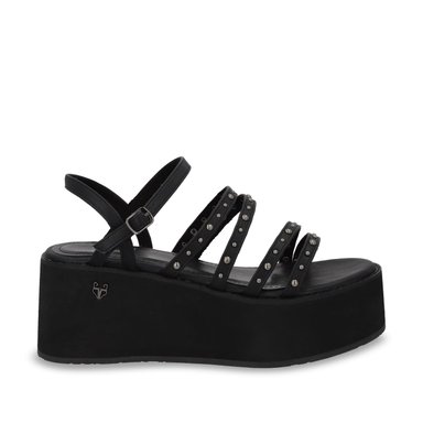 SANDALIAS MUJER GOTTA NEGRO PLATAFORMA 15629 - 1