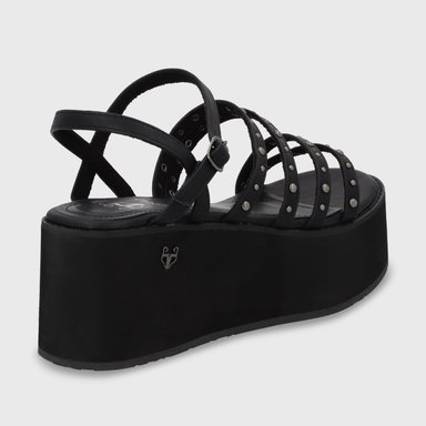 SANDALIAS MUJER GOTTA NEGRO PLATAFORMA 15629 - 5