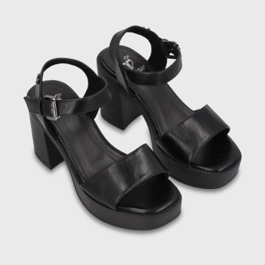 SANDALIA TACO NEGRA MUJER 65922 GOTTA - 3