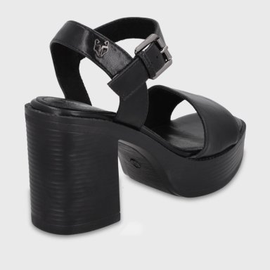 SANDALIA TACO NEGRA MUJER 65922 GOTTA - 5