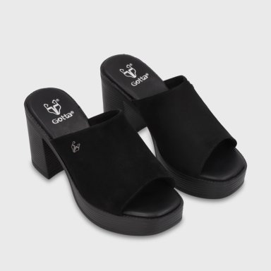 SANDALIA TACO NEGRA MUJER 65920 GOTTA - 3