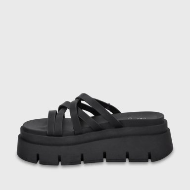 SANDALIA PLATAFORMA NEGRA MUJER 65810 GOTTA - 4