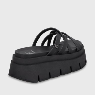 SANDALIA PLATAFORMA NEGRA MUJER 65810 GOTTA - 5