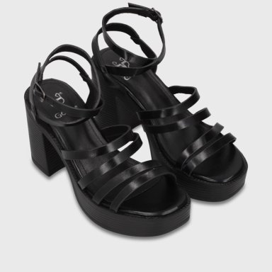 SANDALIA TACO NEGRA MUJER 65921 GOTTA - 5
