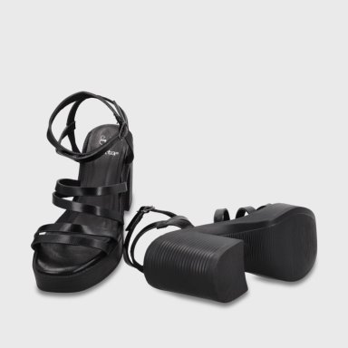 SANDALIA TACO NEGRA MUJER 65921 GOTTA - 7