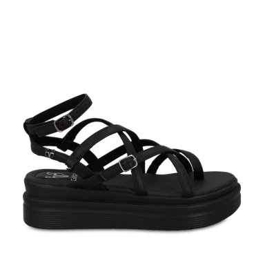 SANDALIA PLATAFORMA NEGRA MUJER 43017 GOTTA - 1
