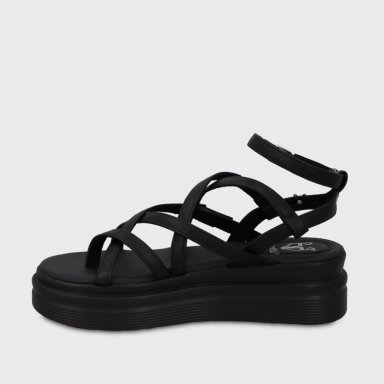 SANDALIA PLATAFORMA NEGRA MUJER 43017 GOTTA - 4