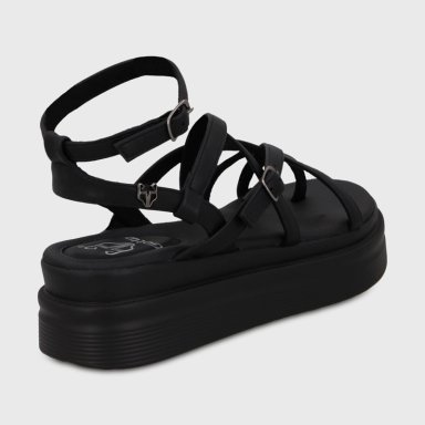 SANDALIA PLATAFORMA NEGRA MUJER 43017 GOTTA - 5