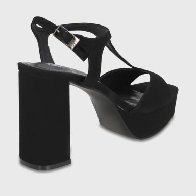 SANDALIA TACO NEGRA MUJER 65910 GOTTA - 5
