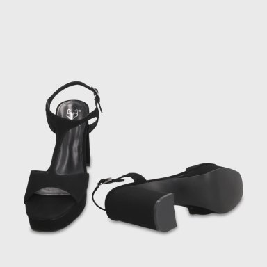 SANDALIA TACO NEGRA MUJER 65910 GOTTA - 7