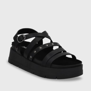SANDALIA PLATAFORMA NEGRA MUJER 55231 GOTTA - 2
