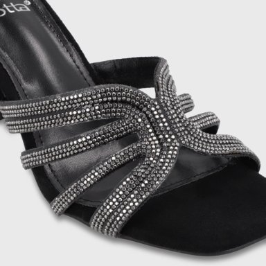 SANDALIA TACO NEGRA MUJER 35135 GOTTA - 6