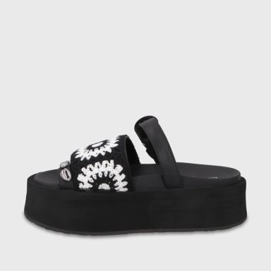 SANDALIA PLATAFORMA NEGRA MUJER 55942 GOTTA - 4