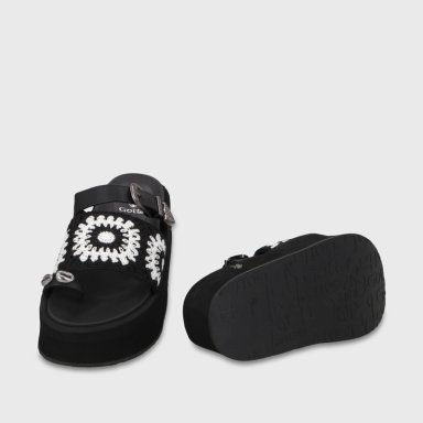 SANDALIA PLATAFORMA NEGRA MUJER 55942 GOTTA - 7