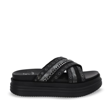 SANDALIA PLATAFORMA NEGRO MUJER 1571B GOTTA - 1