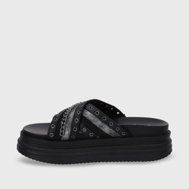 SANDALIA PLATAFORMA NEGRO MUJER 1571B GOTTA - 4