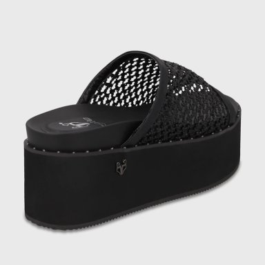 SANDALIA PLATAFORMA NEGRA MUJER 1566H GOTTA - 5