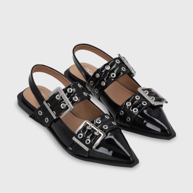 BALLERINA PLANA NEGRA MUJER 55240 GOTTA - 3