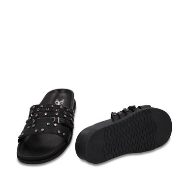SANDALIA NEGRA MUJER 64160 - 7