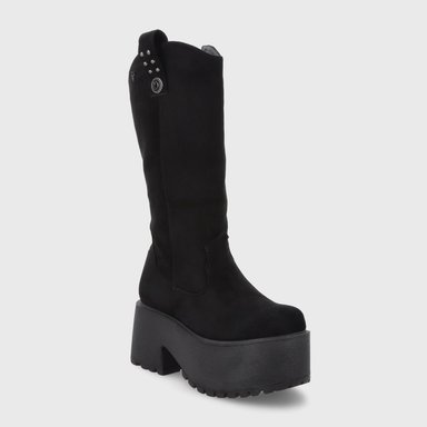 BOTA PLATAFORMA NEGRA MUJER 15170 GOTTA - 2