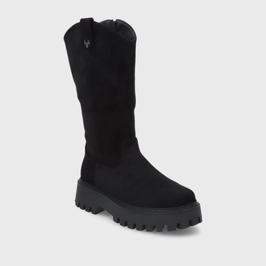 BOTA PLATAFORMA NEGRA MUJER 46304 GOTTA - 2