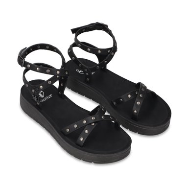 SANDALIA NEGRA MUJER 65690 - 3