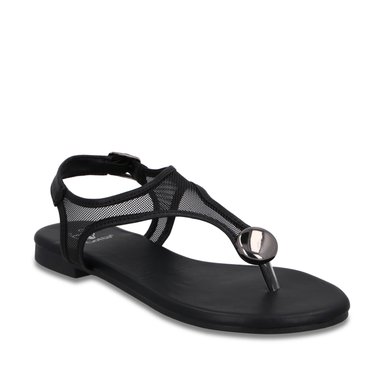 SANDALIA NEGRA MUJER 64122 - 2