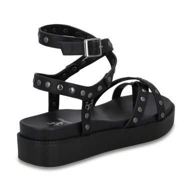 SANDALIA PLATAFORMA NEGRA MUJER 64170 - 5