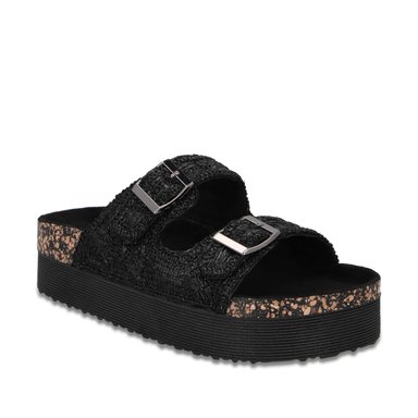 SANDALIA PLATAFORMA NEGRO MUJER 65951 - 4
