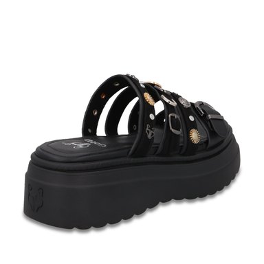 SANDALIA PLATAFORMA NEGRA MUJER 55924 - 5
