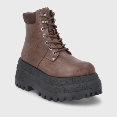 BOTIN PLATAFORMA CAFÉ MUJER 55290 GOTTA - 2