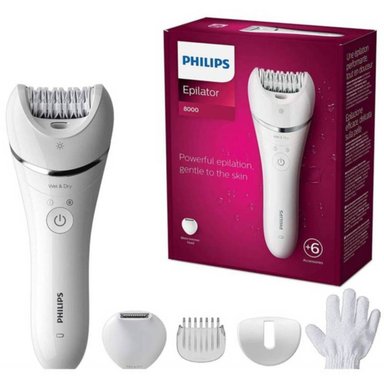 DEPILADORA INALÁMBRICO PHILIPS BRE715 EN HÚMEDO Y SECO 2 VELOCIDADES