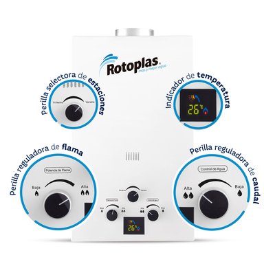 TERMA GN ROTOPLAS A GAS FLAMING 10L - 3