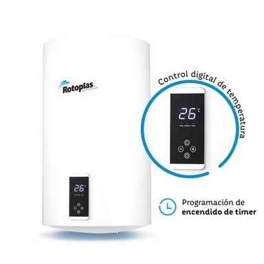 TERMA ELÉCTRICA ROTOPLAS ACUMULACIÓN DIGI 80L - 3