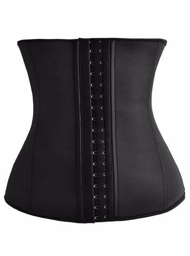FAJA SILHOUETTE NEGRO FAJA CINTURETE REDUCTOR Y HUMECTANTE TALLA S - 2