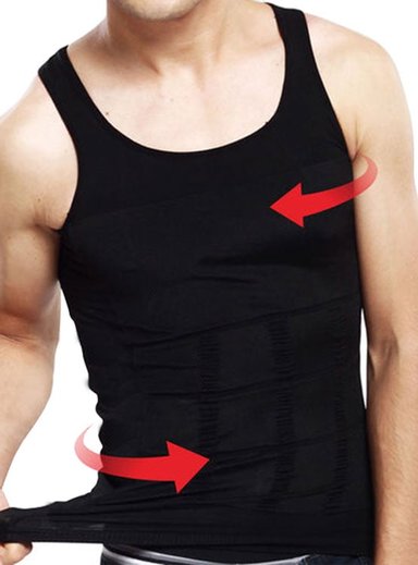 CAMISETA HOMBRE NATURELL NEGRO REDUCTORA Y CORRECTORA DE POSTURA TALLA M - 3
