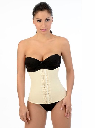 FAJA SILHOUETTE BEIGE CINTURETE REDUCTOR Y HUMECTANTE TALLA S - 3