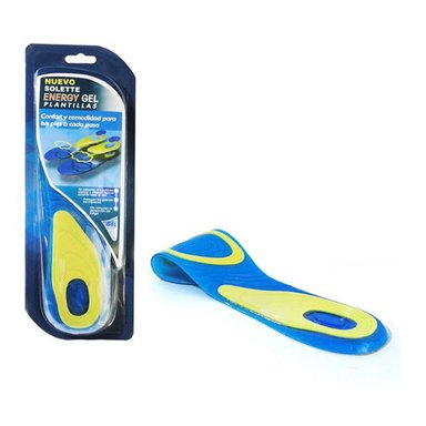 PLANTILLAS MEGIM ACTIVGEL DE DESCANSO CON TECNOLOGÍA PARA HOMBRE